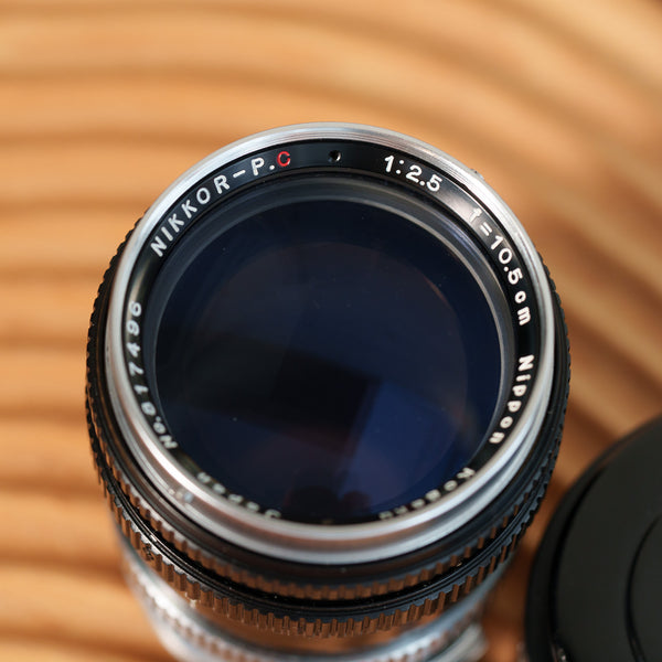 希少 ＮikkorＰ−C AUTO 105mm Ｆ2.5Ｌスクリューマウント 希少 NikkorP−C AUTO 105mm F2.5Lスクリューマウント