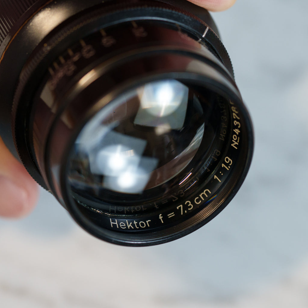 Leica Hektor 73mm f/1.9 ブラック/クローム Lマウント【OH済み】