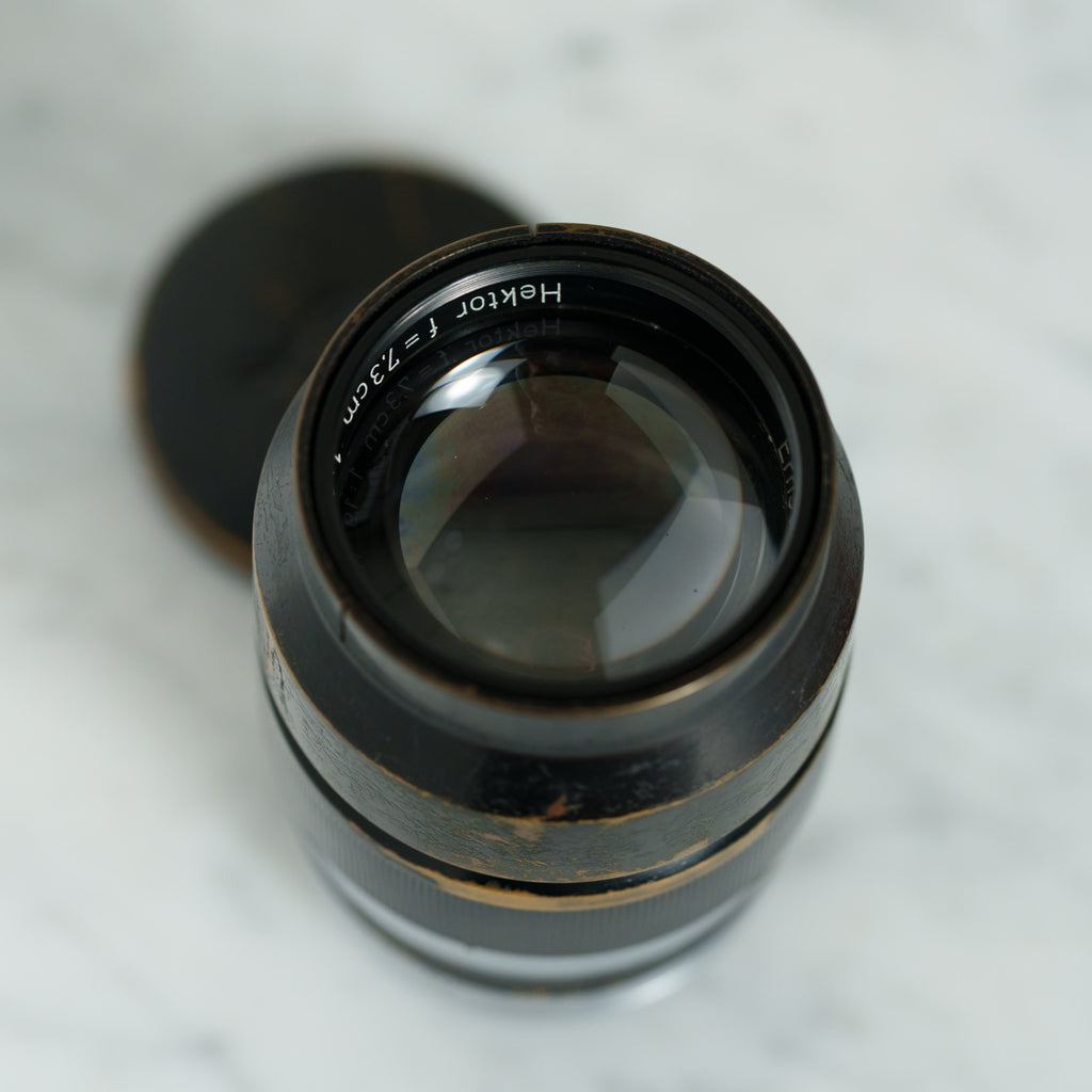 Leica Hektor 73mm f/1.9 ブラック/クローム Lマウント【OH済み】