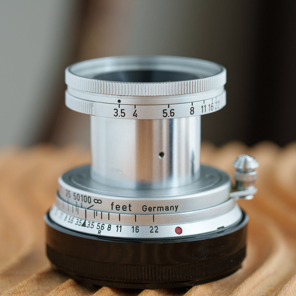 Leica Elmar 50mm f/3.5 Mマウント フード付き