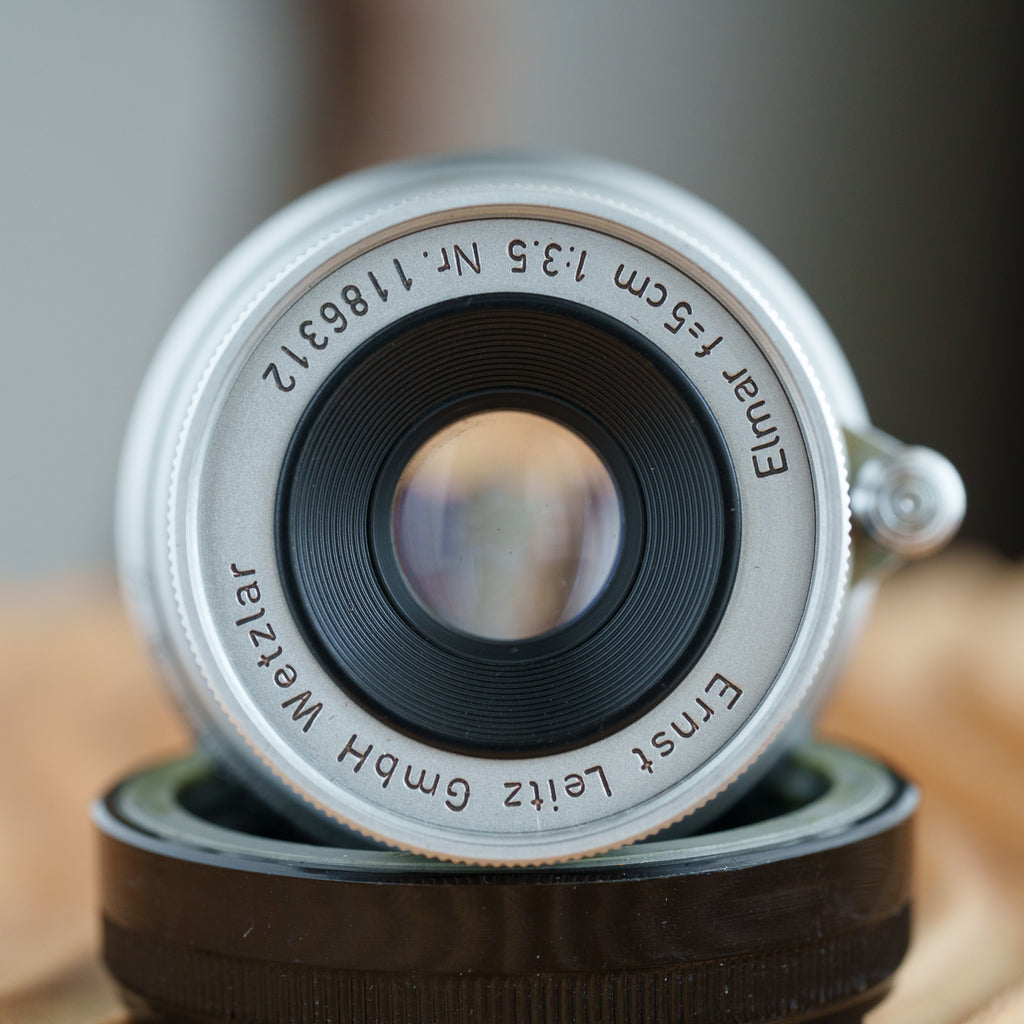 Leica Elmar 50mm f/3.5 Mマウント フード付き
