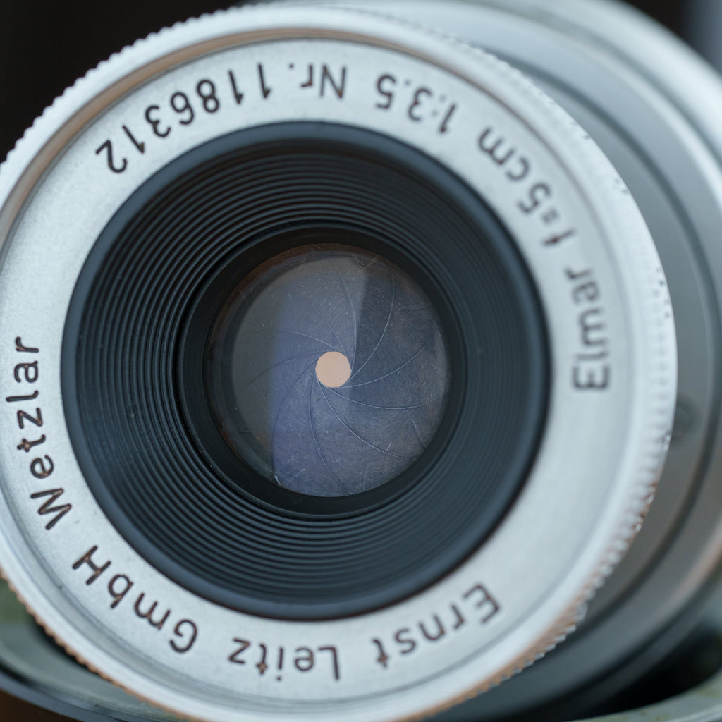 Leica Elmar 50mm f/3.5 Mマウント フード付き