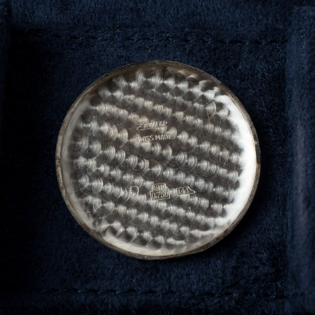 ZENITH 18K Solid Gold Round 1950s