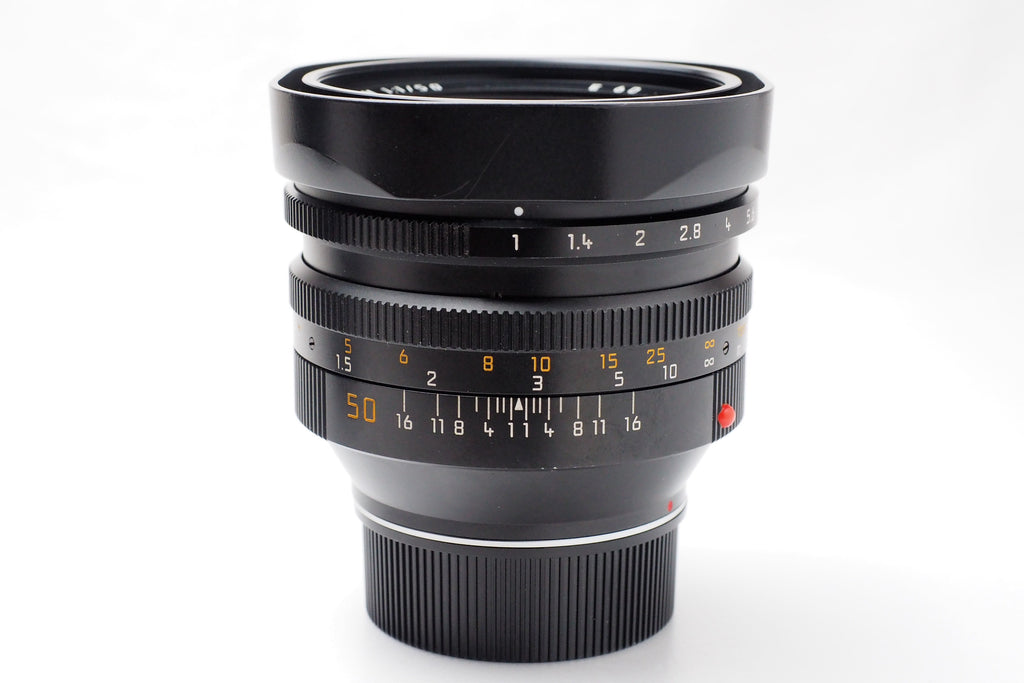 Leica Noctilux-M 50mm f/1.0 4th フード組込