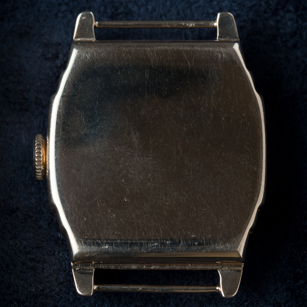 ROLEX 1930s Rectangle 9ct GOLD