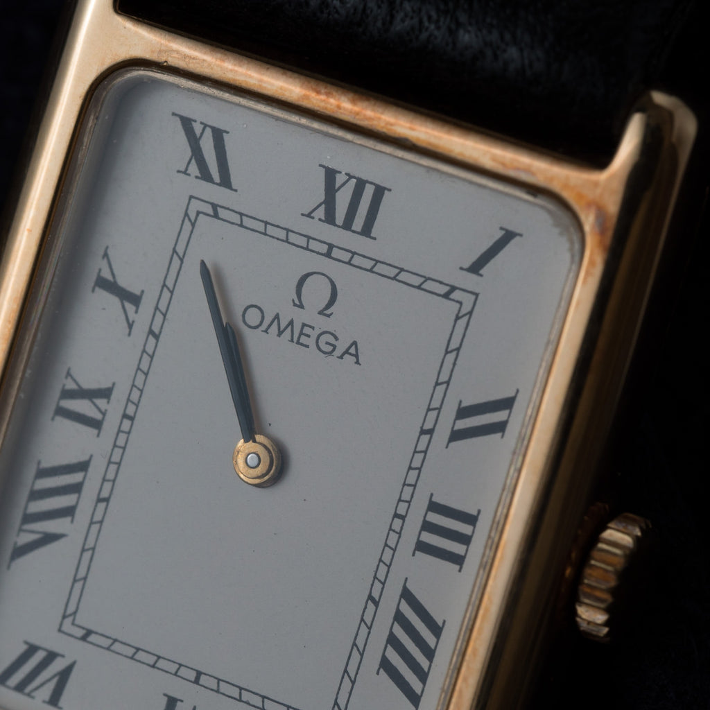 OMEGA "Tank Style" Rectangle 14K