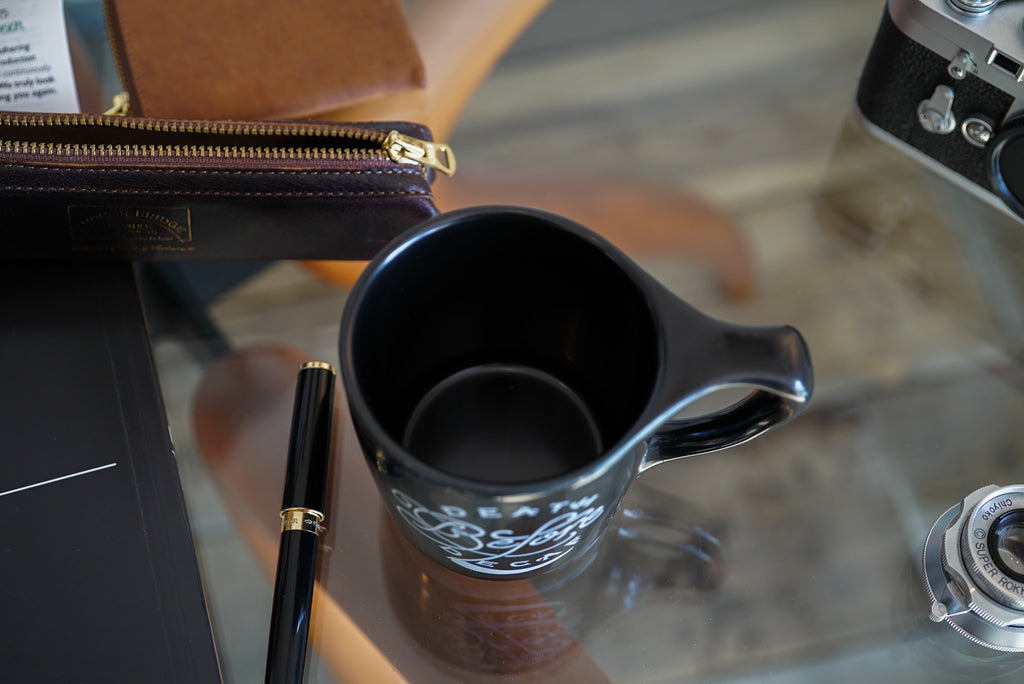 Death Before Decaf - Lino Mug (notNeutral x Department of Brewology) マグカップ