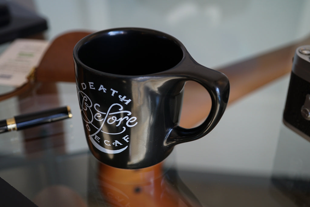 Death Before Decaf - Lino Mug (notNeutral x Department of Brewology) マグカップ