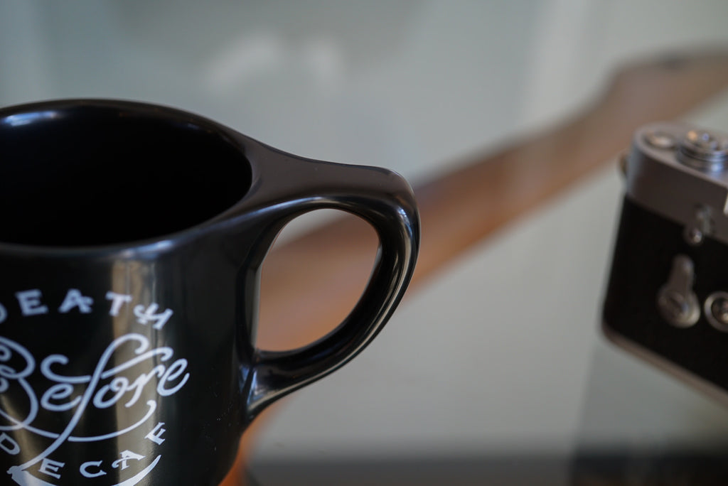 Death Before Decaf - Lino Mug (notNeutral x Department of Brewology) マグカップ