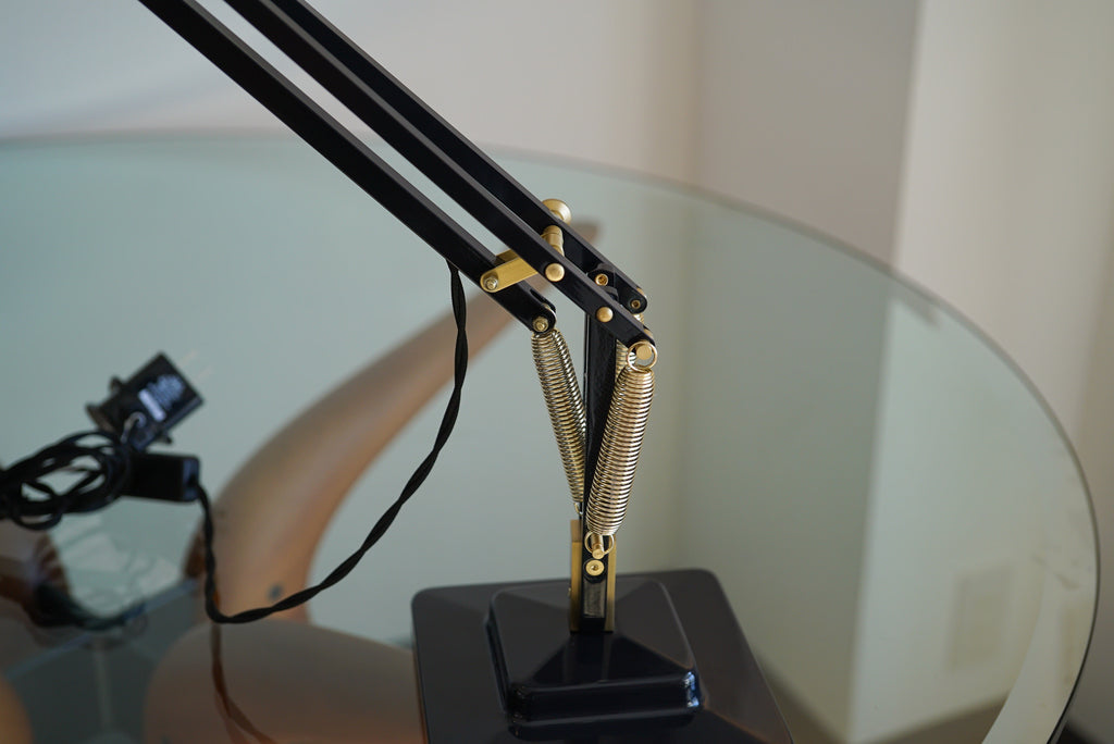 Anglepoise 1227 Brass Desk Lamp Deep Slate - アングルポイズ 黒色