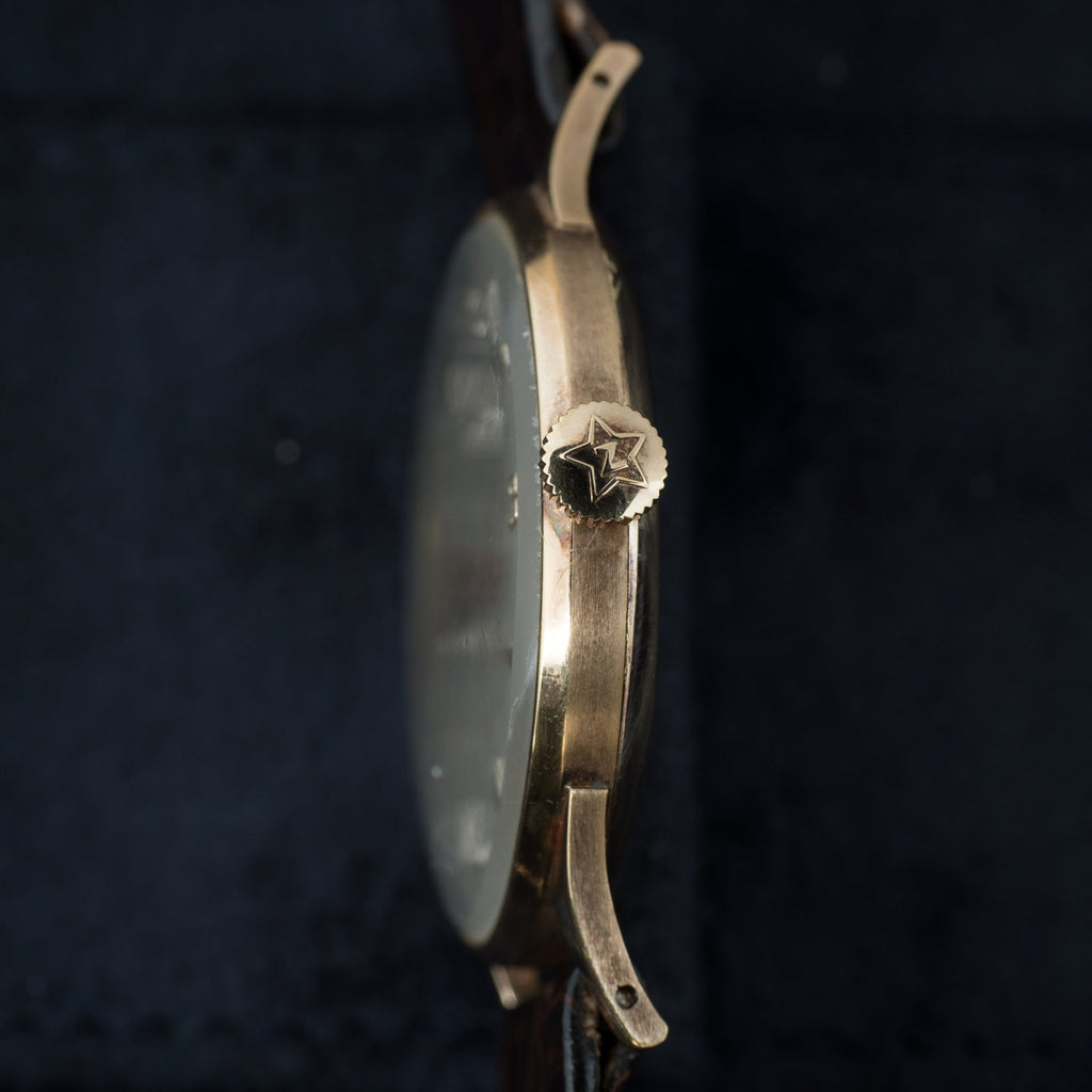 ZENITH 18K Solid Gold Round 1950s