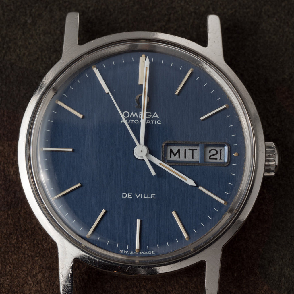 OMEGA DE VILLE NAVY DIAL 1970s Cal.1022