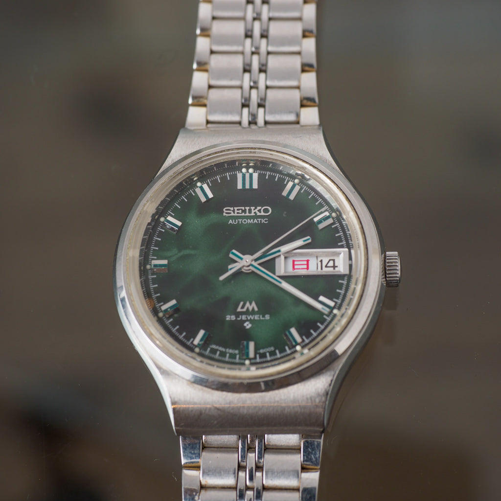 LORD MATIC 5606-6040 GREEN MARBLE DIAL