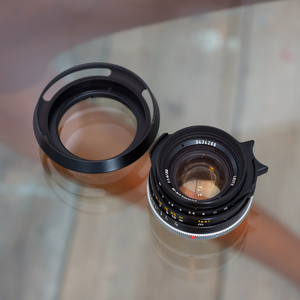 Leica Summilux 35mm f/1.4 2nd フード付き