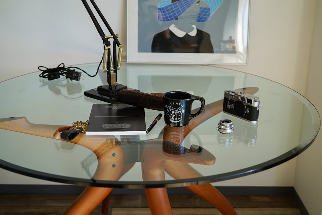 Death Before Decaf - Lino Mug (notNeutral x Department of Brewology) マグカップ