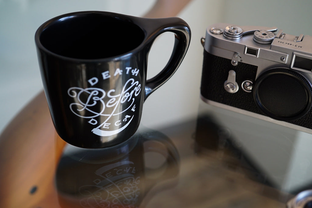 Death Before Decaf - Lino Mug (notNeutral x Department of Brewology) マグカップ