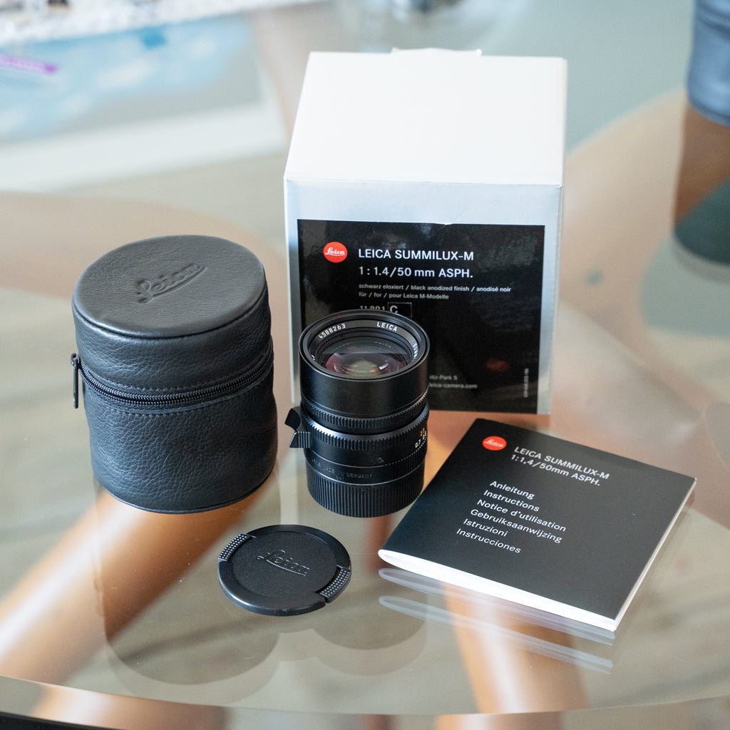 Leica Summilux-M 50mm f/1.4 ASPH Black 11891C 【OH済み】