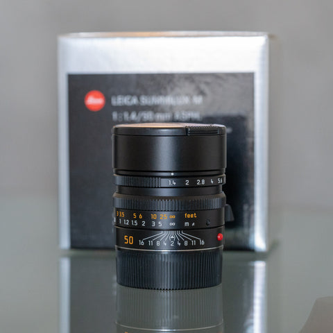Leica Summilux-M 50mm f/1.4 ASPH Black 11891C 【OH済み】