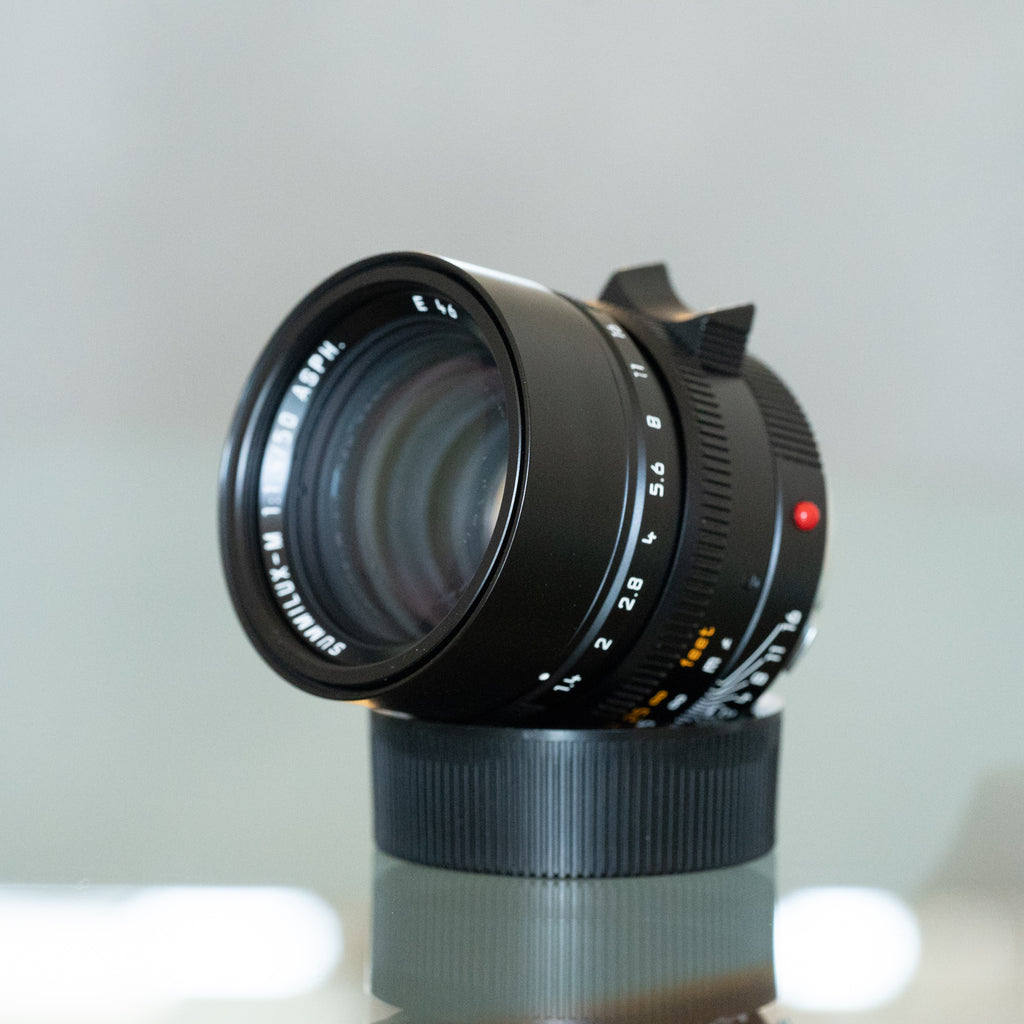 Leica Summilux-M 50mm f/1.4 ASPH Black 11891C 【OH済み】