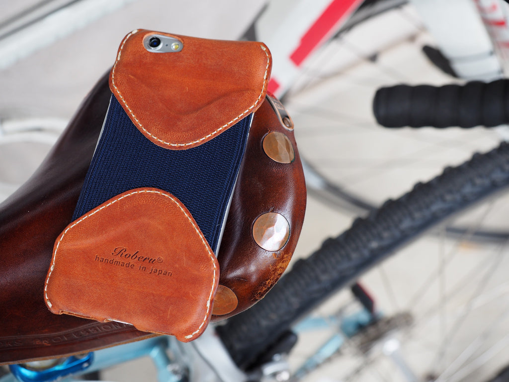 iPhone 6 用 シェーディングレザーケース (キャメル)