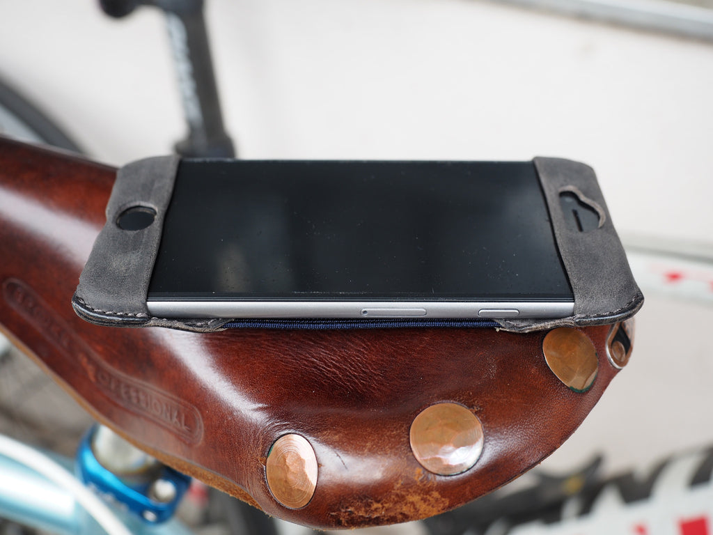 iPhone 6 用 シェーディングレザー ケース (ダークグレー)