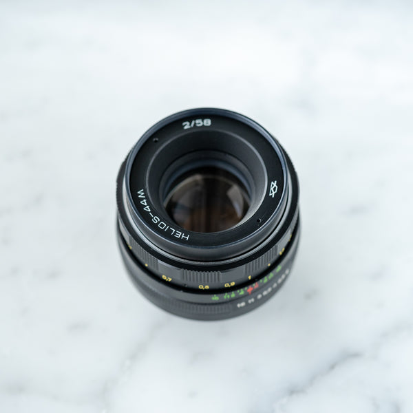 ずっと気になってた HELIOS-44M M42マウント 58mm F2 レンズ(単焦点