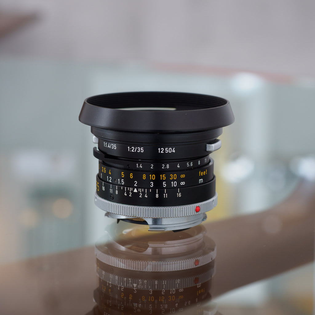 Leica Summilux 35mm f/1.4 2nd フード付き