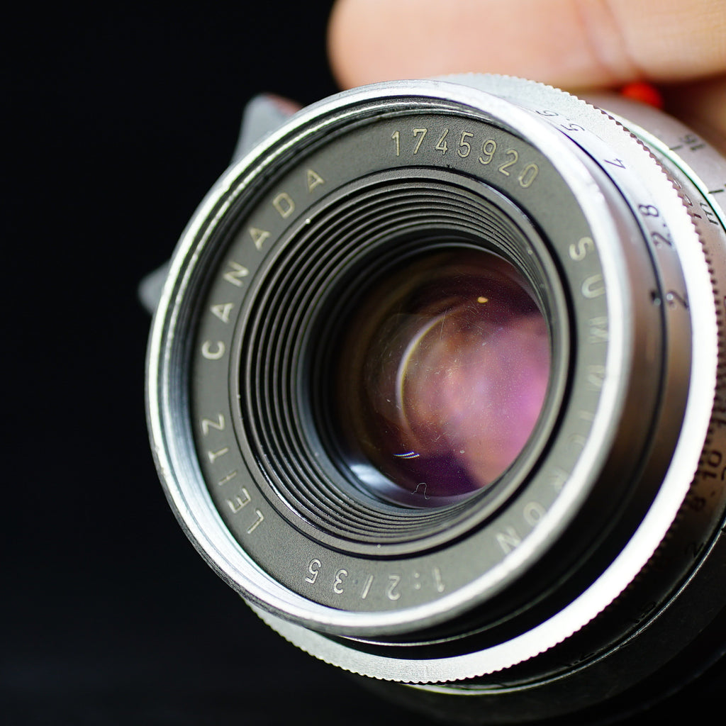 Leica Summicron 35mm f/2 1st 8枚玉 【整備済み】
