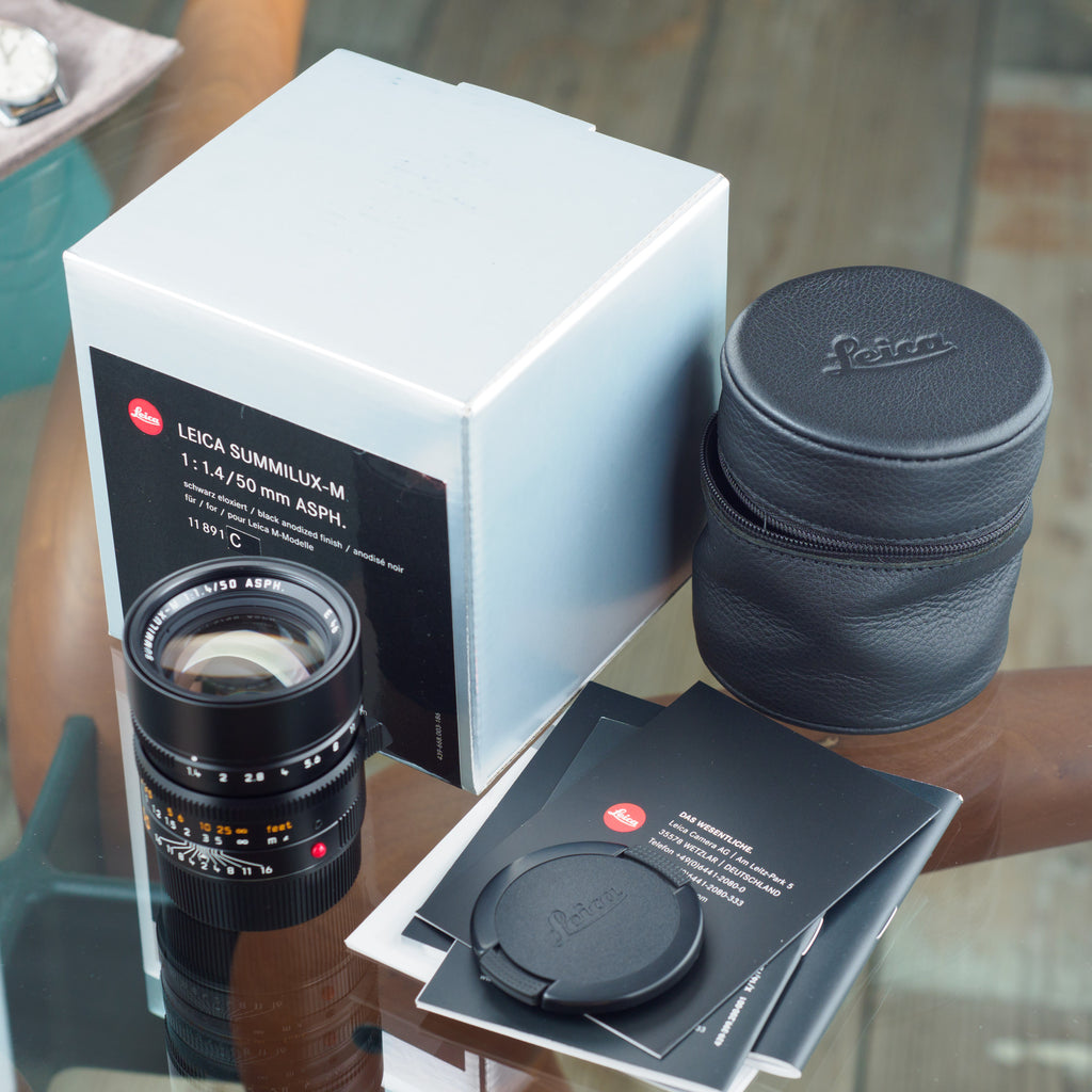 Leica Summilux-M 50mm f/1.4 ASPH Black 11891C