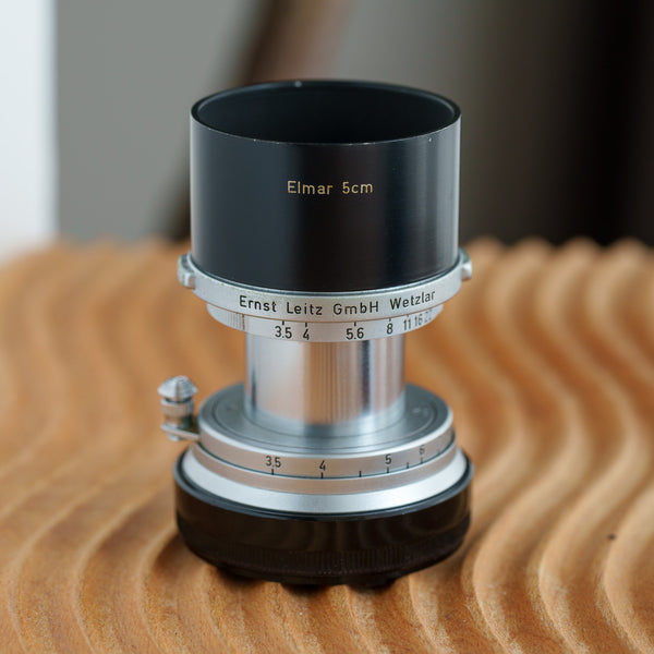 Leica Elmar 50mm f/3.5 Mマウント フード付き – Doppietta-Tokyo