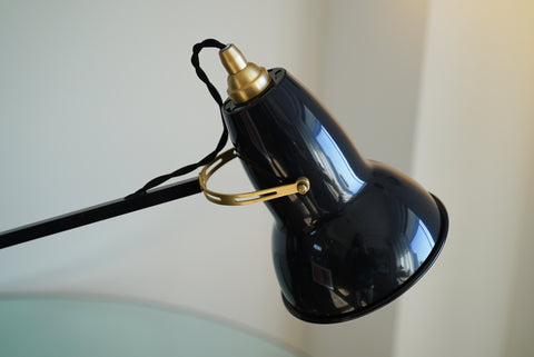 Anglepoise 1227 Brass Desk Lamp Deep Slate - アングルポイズ 黒色