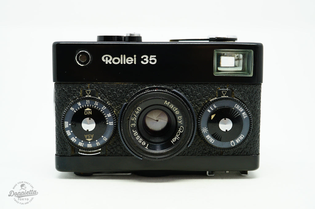 Rollei 35 ブラック (Tessar 40mm f/3.5) 【整備済み】 - Doppietta-Tokyo