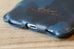 iPhone 6 用レザーケース カモフラ (ブルー)