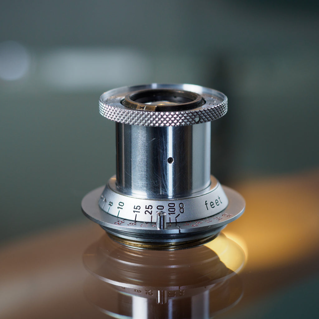 限定品】 □美品 赤エルマー Leica Leitz Elmar 50mm f3.5 レンズ(単 