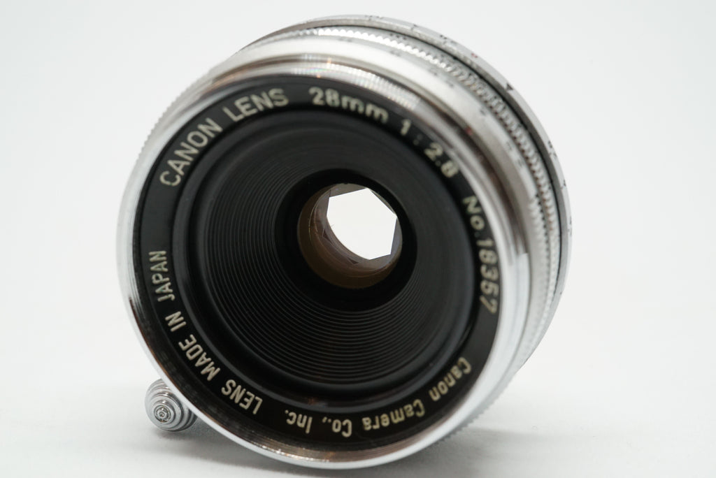 キヤノン Canon 28mm F/2.8 Lens for Leica L39 #45562C2